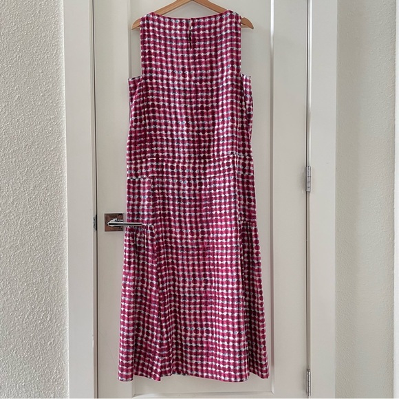 Tory Burch Sonda Silk Runway Tea Length Dress $595 Size 12 - Picture 6 of 12